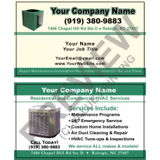 HVAC Business Card #8